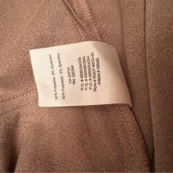 Aritzia * Wilfred Free Nori Faux Suede Shift Dress EUC L - Picture 10 of 15